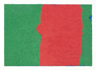 Green and red and green painting