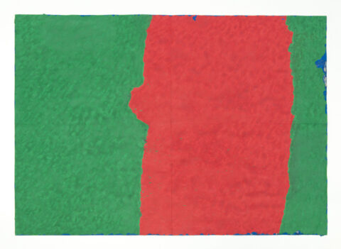 Green and red and green painting