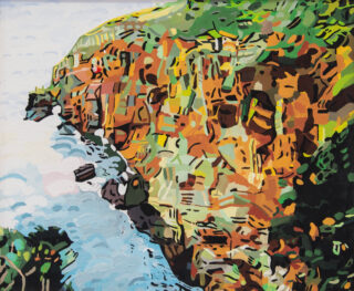 Sandanbeki rocks cliff